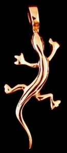 Eidechse Anhänger Bronze Schmuck - NEU - Bild 1 von 1