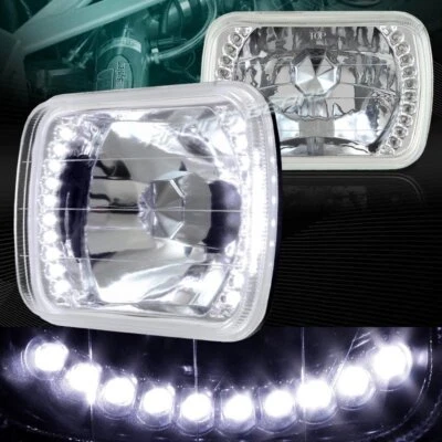 7 «X 6» H6014 H6052 H6054 квадратный герметичный луч хромированный корпус белые светодиодные фары - Изображение 1 из 4