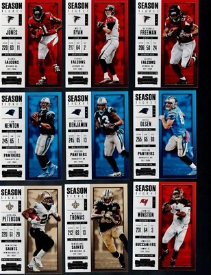 2017 CONTENDERS FOOTBALL COMPLETE YOUR SET 1-100 + INSERTS Buy MORE SAVE MORE - Image 1 of 4