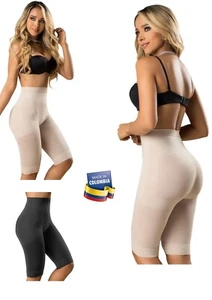 Knee Short Lift Buttocks Faja Colombiana Push Up Anti Cellulitis Moldea EnFajate - Picture 1 of 1