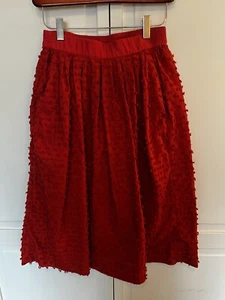 J. Crew | Damen | Clip Dot | Plissee | Midi | Rock | Rost | 0 - Bild 1 von 5