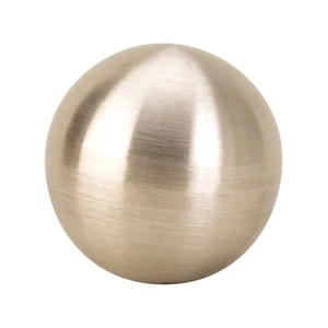 6 Stück moderne Deko Kugeln aus Edelstahl in silber matt Durchmesser 4 cm - Bild 1 von 1