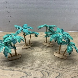Animal Planet Dinosaur Palm Trees Toys R Us Lot Of 4 Plastic Toys Cake Toppers - Picture 1 of 6