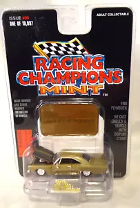 RACING CHAMPIONS NEUWERTIG 1968 PLYMOUTH 1/62 DRUCKGUSSWAGEN - NEUWERTIG AUF KARTE - Bild 1 von 2