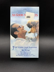 As Good as It Gets (VHS, 1998) Jack Nicholson, Helen Hunt, Greg Kinnear VeryGood - Picture 1 of 5
