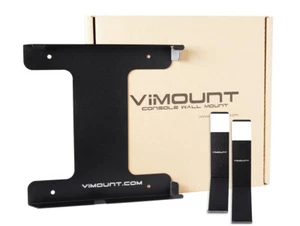PlayStation 4 Slim +2pcs Controller TV Wall Mount PS4 Black Metal Holder-ViMount - Picture 1 of 9