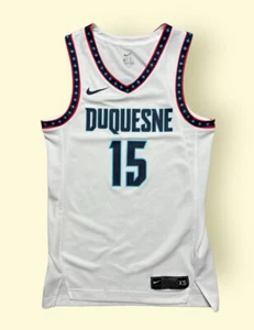 Duquesne Dukes Nike Basketball Jersey Home Alternate Rare Men’s Extra Small - Picture 1 of 5