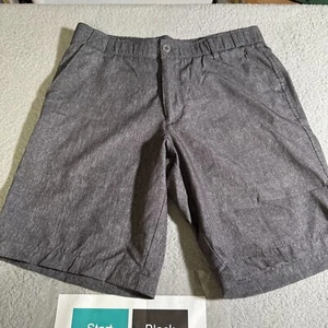 Swiss Tech Shorts Gray Men's Size 32 Mens Adult Pocket Button Zip Chino Golf - Picture 1 of 12