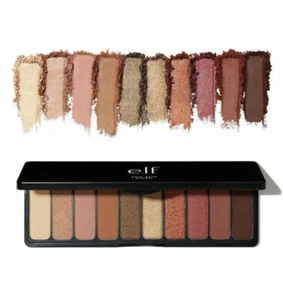 ELF 10 Colours ROSE GOLD EYESHADOW PALETTE-SUNSET, Shimmer, Matte, Base, Glitter - Picture 1 of 11