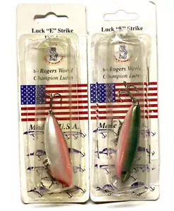 JUEGO DE 2 señuelos de pesca Luck-E-Strike Mini Popper 2" sexy sábalo - Imagen 1 de 18
