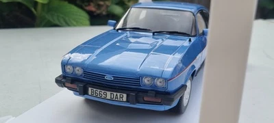 Ford Capri MKIII 2.8I Injection 1984 Paris Blue Metallic 1:18 NOREV - Image 1 of 4