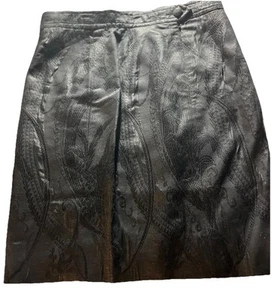 Christian Lacroix Paris Jacquard Bleistiftrock Damen Euro Größe 44 schwarz strukturiert - Bild 1 von 8