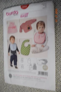 Burda Kids 9395 Easy Bibs & Aprons Uncut - Picture 1 of 2