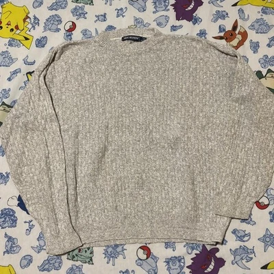 Vintage 90s Van Heusen Grey Sweater 1990s - Image 1 of 3