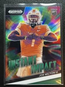 2024 Panini Prizm Draft Picks - Instant Impact Joe Milton III #II-JM Green Prizm - Picture 1 of 1