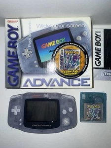 Nintendo Gameboy Advance Pokemon Crystal Game Pak incluido Glacier GBA paquete - Imagen 1 de 21