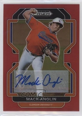 2022 Panini Prizm Draft Picks Red Prizm Auto /50 Mack Anglin #PDP205 Auto - Image 1 of 2