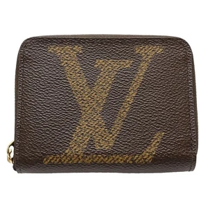 LOUIS VUITTON Coin case Zip around purse Monogram Giant M69354 Brown/181017 - Picture 1 of 9