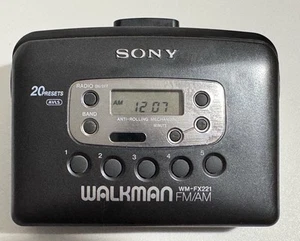 Sony Walkman WM-FX221 Reverse Cassette Player - Needs Belts - Picture 1 of 5