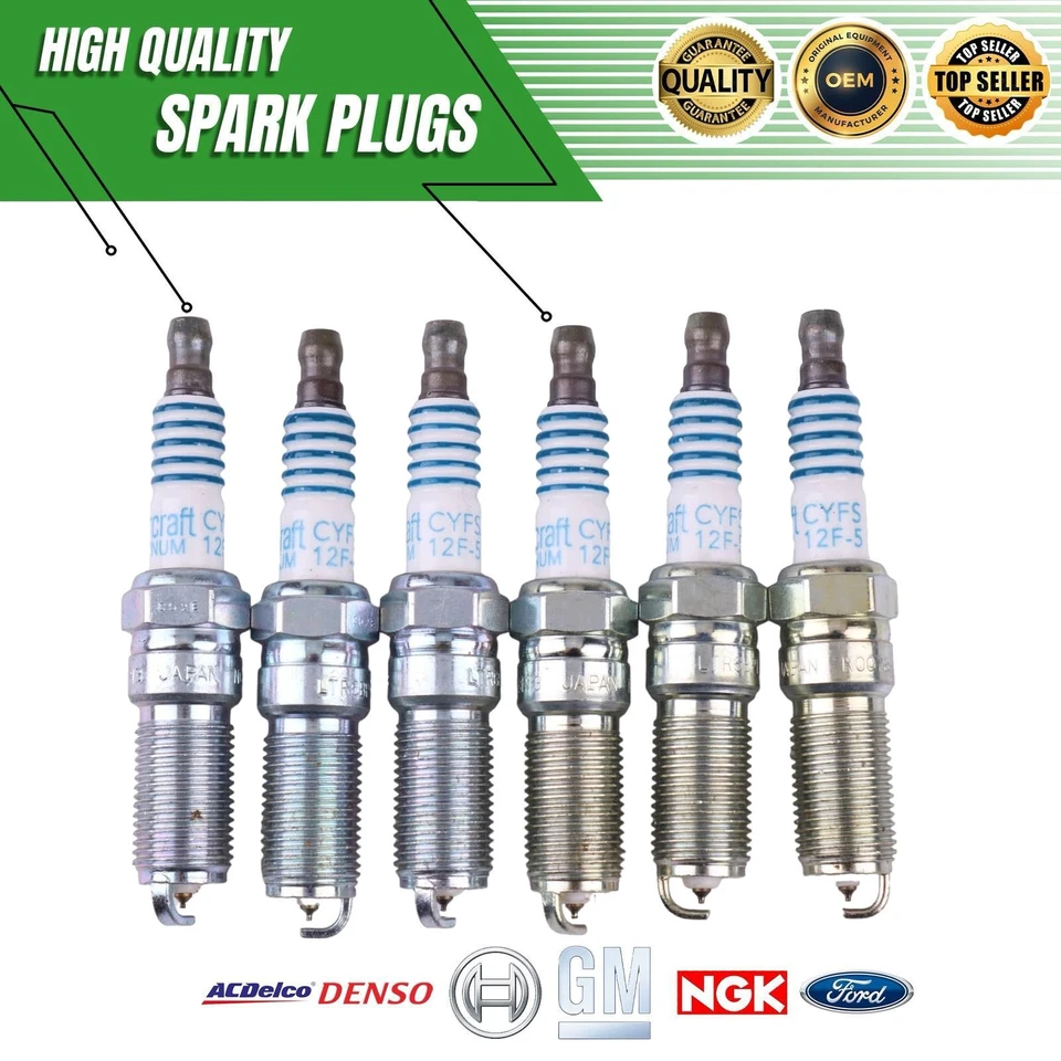 6 bujías originales Motocraft aptas para Lincoln MKX Ford Edge Flex F-150 11-19 3,5 L Foto 1 de 4
