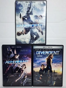 Divergent Complete Series 3-DVD Lot   1 2 3 Allegiant Insurgent - Picture 1 of 1