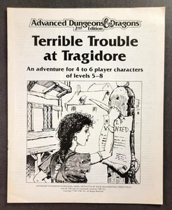 Terrible Trouble at Tragidore Adventure Module 1989 AD&D 2nd Ed TSR 9263 - Bild 1 von 2