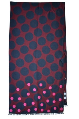 Paul Smith PS 女式 Pop Spot 羊毛混纺围巾全新 — 第 1/4 张图片