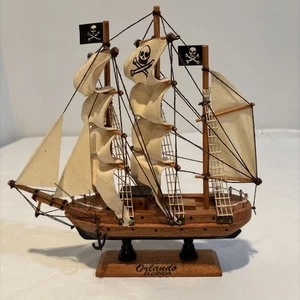 Cagiftcorp Pirate Ship 9" Orlando Florida Sailing Ship Model Pirate Ship - Picture 1 of 9