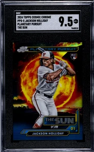 2024 Topps Cosmic Chrome Jackson Holliday #PPS-5 Planetary The Sun SGC 9.5 - Imagen 1 de 2