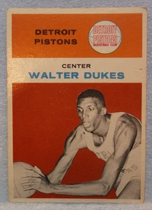 1961 Fleer Walter Dukes Basketball Trading Card (#11) - Picture 1 of 2