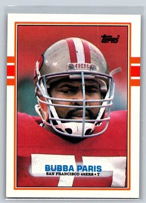 1989 Topps #22 Bubba Paris RC San Francisco 49ers - Image 1 of 2