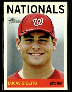 2013 Topps Heritage Minor League #101 Lucas Giolito - Picture 1 of 2