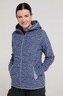Mountain Warehouse Womens Lleyn Melange Full Zip Fleece Jacket Ladies Breathable