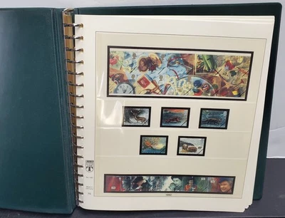 Álbum vazio de selos sem dobradiças Lindner Grã-Bretanha 1992-97 em ótimo estado - Imagem 1 de 4