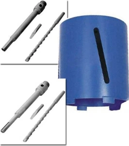 152MM DIAMOND CORE DRILL + SDS & HEX ARBOR SHANKS + PILOT BIT + EJECTOR DRIFT - Picture 1 of 4