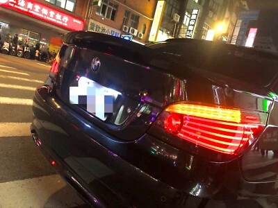 ABS pintado para BMW 04-10 E60 4 PUERTAS SERIE 5 rendimiento alerón de maletero HIGH KICK Foto 1 de 4