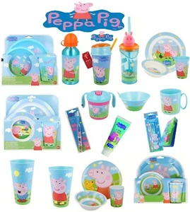 Peppa Pig World-15 Character Items Breakfast Sets,3D Tumblers,Bottle & Many More - Picture 1 of 29