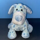 Soft Classics Dog Plush Blue Stuffed Animal Puppy Spots Dots Floppy Toy Lovey
