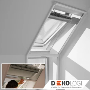 Orig VELUX Insektenschutz Mückenschutz weiße Schienen neues Design GGL GPL GGU - Bild 1 von 8