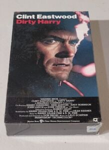 Dirty Harry VHS Tape Warner Home Video  Starring Clint Eastwood