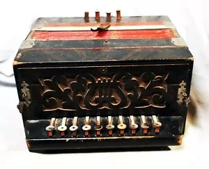 Vintage Bruno Vienna Model Accordion 10 key 4 Buttons - Picture 1 of 8