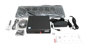 Lenovo ThinkCentre M710q Tiny i3-6100T 3.2GHz RAM 4GB HDD 500GB 10MR0049US - Picture 1 of 3