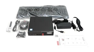 Lenovo ThinkCentre M710q Tiny i3-6100T 3.2GHz RAM 4GB HDD 500GB 10MR0049US - Image 1 of 3
