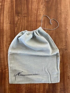 Auténtico Giuseppe Zanotti Gris Negro Zapatos Bolsas para el Polvo Bolsa Suave Cordón Logo - Imagen 1 de 20