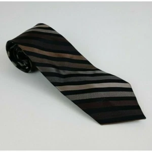 Claiborne Multi-Color Tie With Diagonal Stripes Design - Picture 1 of 6
