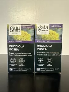 Gaia Herbs Rhodiola Rosea 120 Vegetarian Liquid Phyto-Capsules - Picture 1 of 9