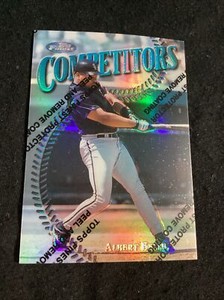 1997 Topps Finest Baseball Albert Belle Competitors Uncommon Refractor 