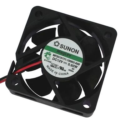 Lüfter 12V DC 0,87W 50x50x15mm 28,9m³/h 6100U/Min 28,9m³/h Sunon MF50151V11000UA - Bild 1 von 4