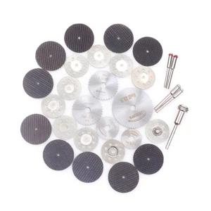 30x Cutting Wheel Set Drill for Dremel Rotary Tool Accessories w/ 1/8" Mandrel - Picture 1 of 8