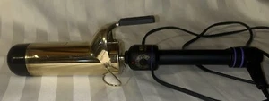 2" inch 24k Gold Hot Tools Curling Iron Pro Artist Model 1111 Wand Tested Works - Picture 1 of 7